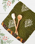 Kantha Dish Cloth | Christmas