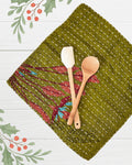 Kantha Dish Cloth | Christmas
